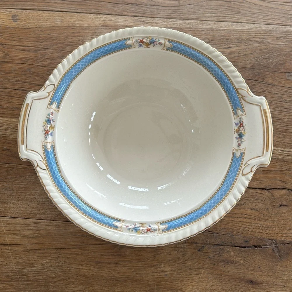 Vintage HTF Johnson Bros. Belvedere bowl, Stamped Old English 10 Inch